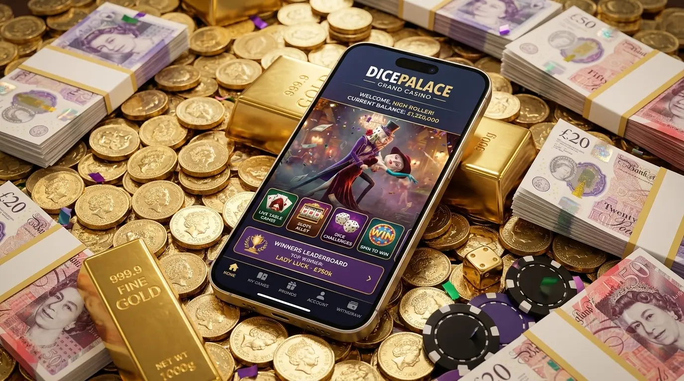 Dice Palace mobile app for Android and iOS